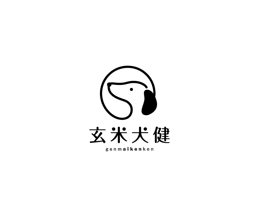 玄米犬健 ロゴ・Webサイト制作